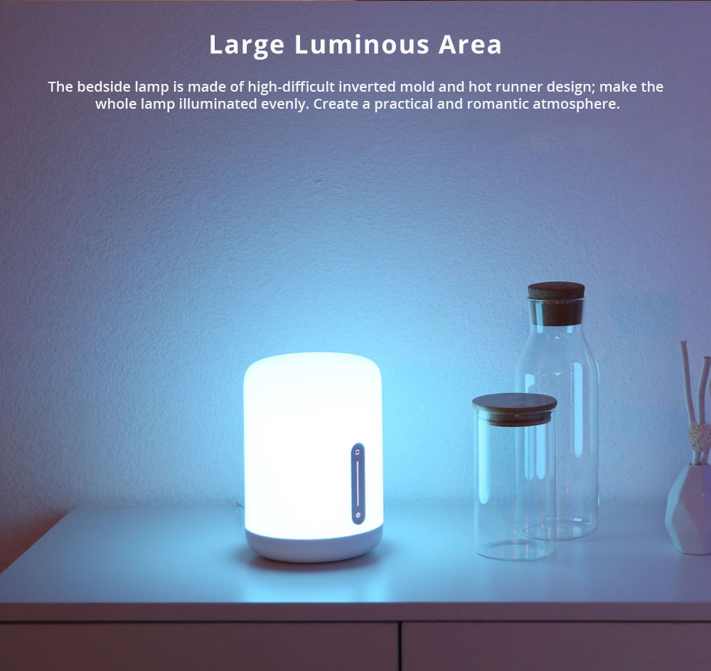 Xiaomi Mijia Mi Bedside lamp 2 - chytrá barevná stolní lampa 5 akce